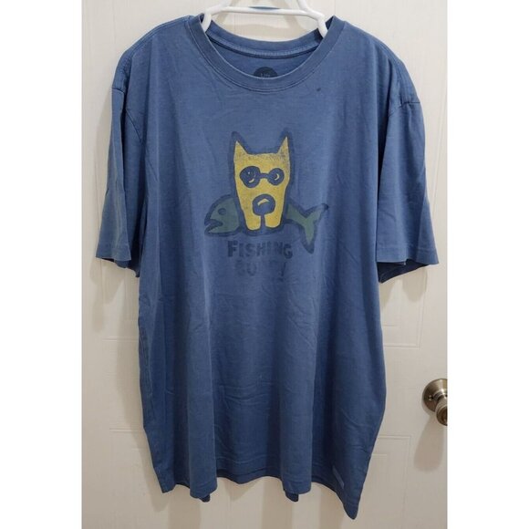 Lot of x2 Life is Good Crusher Tee Short Sleeve T Shirt Compass Size XL SEE PICS - Picture 2 of 16